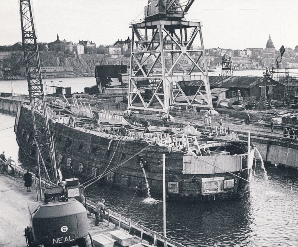 Recovered Vasa, 1961
